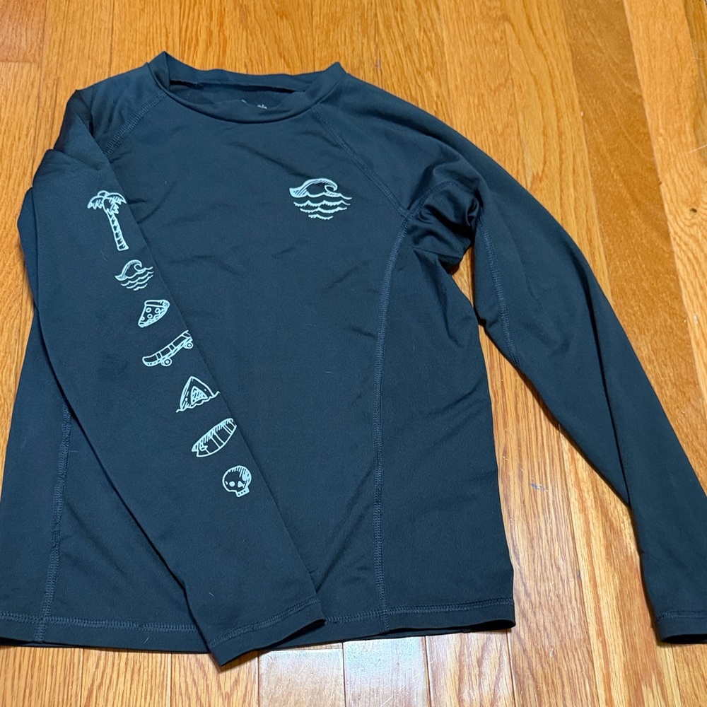 art class Black Kids Long-Sleeve Rashguard Swim Set - Picture 6 of 8